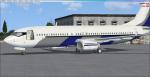 Default Boeing 737-800: N405RG Private Livery Blue and Grey Belly Textures